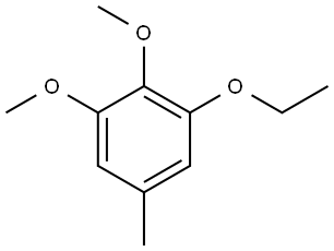 1-ethoxy-2,3-dimethoxy-5-methylbenzene Structure