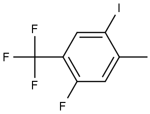 1-Fluoro-4-iodo-5-methyl-2-(trifluoromethyl)benzene Structure