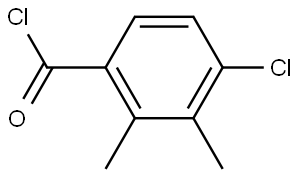 4-Chloro-2,3-dimethylbenzoyl chloride Structure