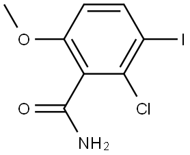 2-Chloro-3-iodo-6-methoxybenzamide Structure