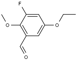 5-Ethoxy-3-fluoro-2-methoxybenzaldehyde Structure