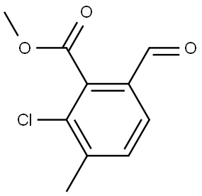 Methyl 2-chloro-6-formyl-3-methylbenzoate Structure