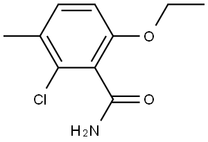 2-Chloro-6-ethoxy-3-methylbenzamide 구조식 이미지