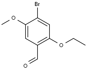 4-bromo-2-ethoxy-5-methoxybenzaldehyde Structure