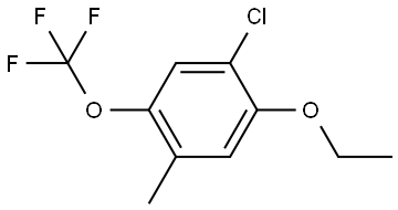 1-Chloro-2-ethoxy-4-methyl-5-(trifluoromethoxy)benzene Structure