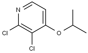 2,3-dichloro-4-isopropoxypyridine Structure