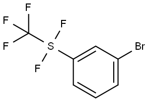 Benzene, 1-bromo-3-[difluoro(trifluoromethyl)thio]- Structure