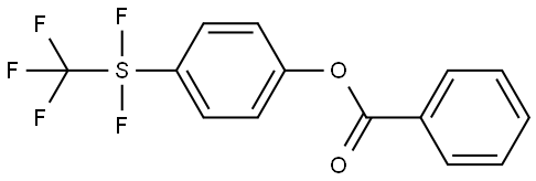 Phenol, 4-[difluoro(trifluoromethyl)thio]-, 1-benzoate Structure