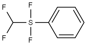 Benzene, [(difluoromethyl)difluorothio]- Structure