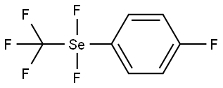 Benzene, 1-[difluoro(trifluoromethyl)seleno]-4-fluoro- Structure