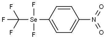 Benzene, 1-[difluoro(trifluoromethyl)seleno]-4-nitro- Structure