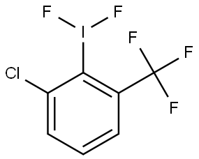 Benzene, 1-chloro-2-(difluoroiodo)-3-(trifluoromethyl)- Structure