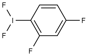 Benzene, 1-(difluoroiodo)-2,4-difluoro- Structure