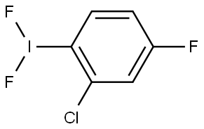 Benzene, 2-chloro-1-(difluoroiodo)-4-fluoro- Structure