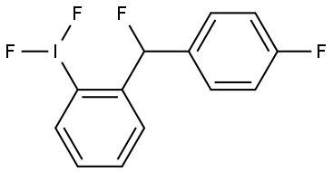 Benzene, 1-(difluoroiodo)-2-[fluoro(4-fluorophenyl)methyl]- Structure