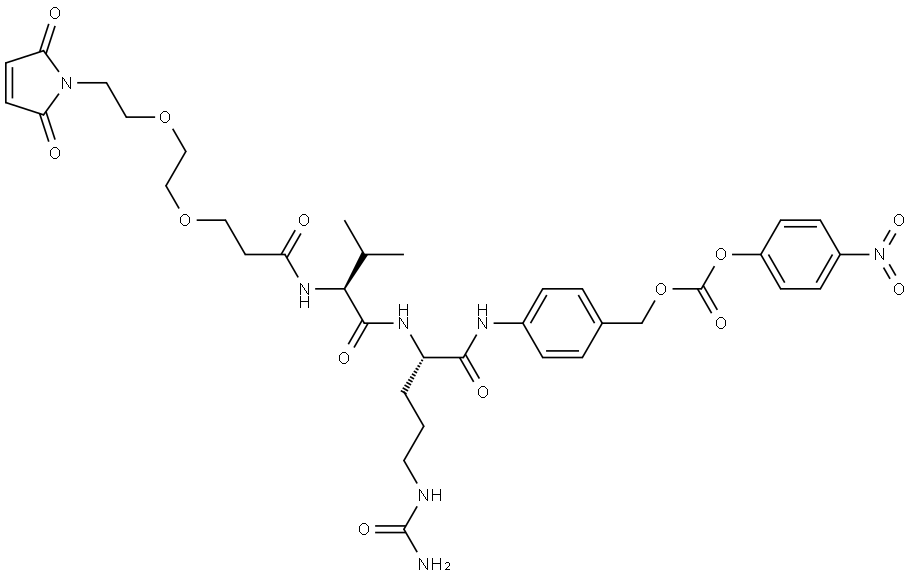 Mal-PEG2-VCP-NB Structure