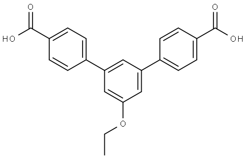 5'-ethoxy-[1,1':3',1''-terphenyl]-4,4''-dicarboxylic acid Structure