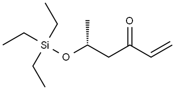 (R)-5-((triethylsilyl)oxy)hex-1-en-3-one Structure