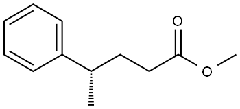 methyl (S)-4-phenylpentanoate Structure