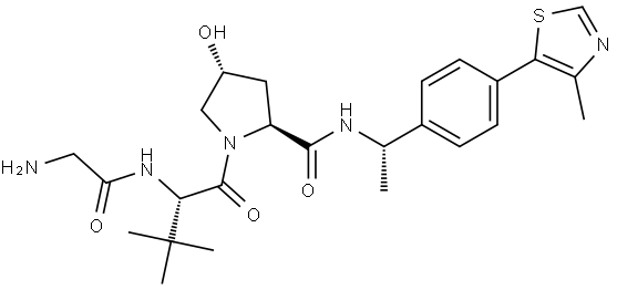 (S,R,S)-AHPC-Me-C1-NH2 Structure