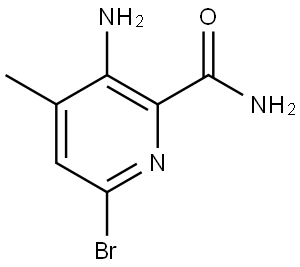 3-amino-6-bromo-4-methylpicolinamide Structure