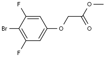 Methyl 2-(4-bromo-3,5-difluorophenoxy)acetate Structure