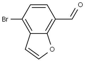 4-Bromobenzofuran-7-carbaldehyde Structure