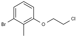 1-bromo-3-(2-chloroethoxy)-2-methylbenzene Structure