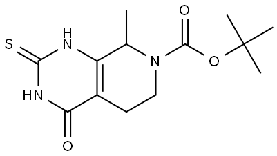 tert-butyl 8-methyl-4-oxo-2-sulfanylidene-1H,2H,3H,4H,5H,6H,7H,8H-pyrido[3,4-d]pyrimidine-7-carboxylate Structure