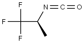 Propane, 1,1,1-trifluoro-2-isocyanato-, (2S)- Structure