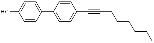 4'-(Oct-1-yn-1-yl)-[1,1'-biphenyl]-4-ol Structure