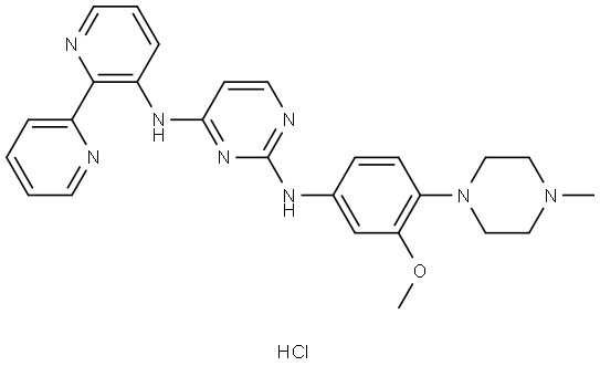 Itacnosertib (hydrocholide) Structure