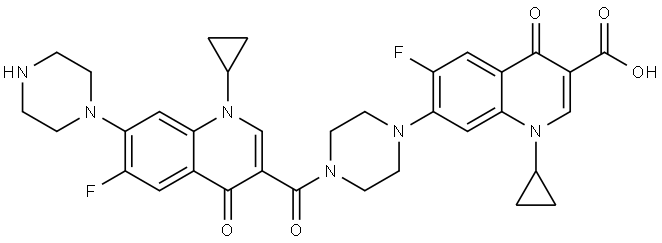 Ciprofloxacin Impurity 2 Structure