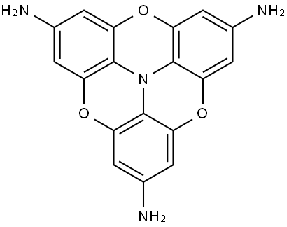 4,8,12-Trioxa-12c-azadibenzo[cd,mn]pyrene-2,6,10-triamine Structure