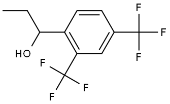 1-(2,4-bis(trifluoromethyl)phenyl)propan-1-ol Structure