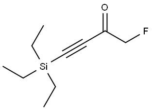 1-Fluoro-4-(triethylsilyl)-3-butyn-2-one Structure