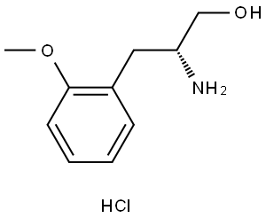 (2R)-2-AMINO-3-(2-METHOXYPHENYL)PROPAN-1-OL HYDROCHLORIDE Structure