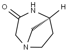 (1R,5S)-1,4-diazabicyclo[3.2.1]octan-3-one 구조식 이미지