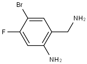 2-(Aminomethyl)-4-bromo-5-fluoroaniline Structure