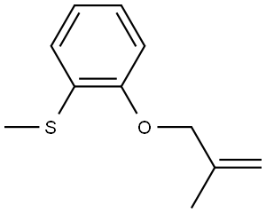 1-[(2-Methyl-2-propen-1-yl)oxy]-2-(methylthio)benzene Structure