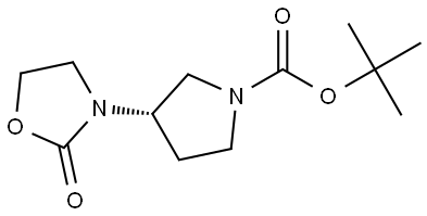 3-(1-Boc-pyrrolidin-3-yl)oxazolidin-2-one Structure