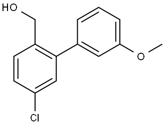 5-Chloro-3'-methoxy[1,1'-biphenyl]-2-methanol Structure