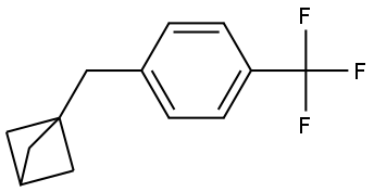 1-[[4-(Trifluoromethyl)phenyl]methyl]bicyclo[1.1.1]pentane Structure