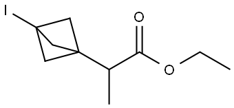 ethyl 2-(3-iodobicyclo[1.1.1]pentan-1-yl)propanoate Structure