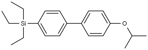 triethyl(4'-isopropoxy-[1,1'-biphenyl]-4-yl)silane Structure