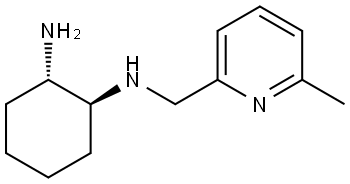 (1S,2S)-N1-[(6-Methyl-2-pyridinyl)methyl]-1,2-cyclohexanediamine Structure