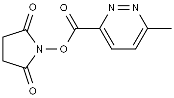 2,5-dioxopyrrolidin-1-yl 6-methylpyridazine-3-carboxylate Structure