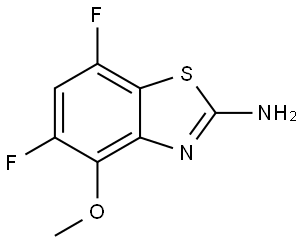 5,7-difluoro-4-methoxy-1,3-benzothiazol-2-amine Structure