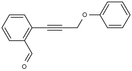 2-(3-Phenoxy-1-propyn-1-yl)benzaldehyde Structure