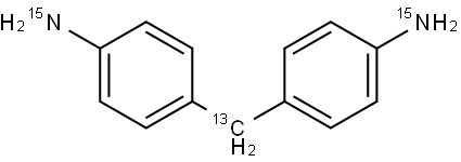 15N2, 13C]-4,4'-Methylenedianiline Structure